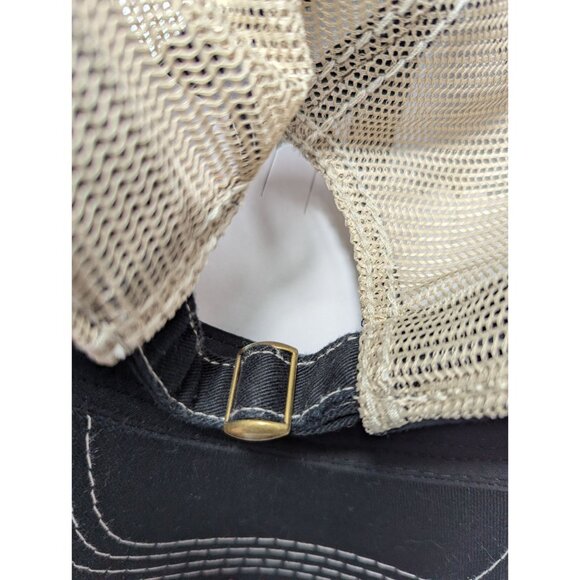 Farm Bureau Financial Services Red Begie Black mesh stitched baseball cap adjust - Picture 5 of 5